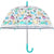 Front - X-Brella Childrens/Kids Pastel Dinosaur Dome Umbrella