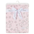 Front - Babytown Baby Stars & Elephant Blanket