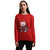 Front - Brave Soul Womens/Ladies Piggy Christmas Jumper