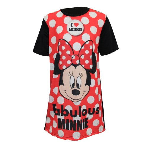 Front - Disney Minnie Mouse Childrens Girls Fabulous Nightdress
