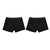 Front - Wolf & Harte Mens Bamboo Rich Boxer Shorts (Pack Of 2)