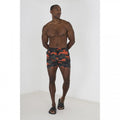 Front - Brave Soul Mens Perth Camo Swim Shorts