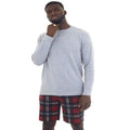 Front - Brave Soul Mens Long Sleeve Loungewear Set