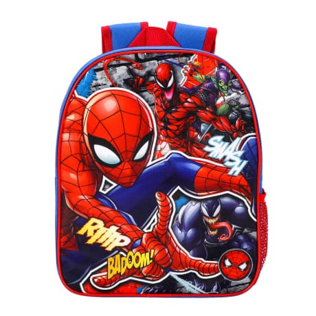 Red-Blue - Front - Marvel Childrens-Kids Spider-man Backpack