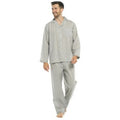 Front - Walter Grange Mens Checked Pyjama Set