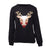 Front - Brave Soul Womens Have A Merry Christmas Reindeer Jumper