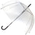 Front - X-Brella Unisex Adults 23in Clear Canopy Stick Umbrella