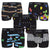 Front - FLOSO Mens Retro Games Boxer Shorts (5 Pairs)