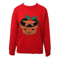 Front - Brave Soul Womens/Ladies Mince Pie Christmas Jumper