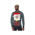 Front - Brave Soul Mens Cool Yule Christmas Jumper