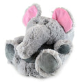 Front - Womens/Ladies Novelty Elephant Slippers