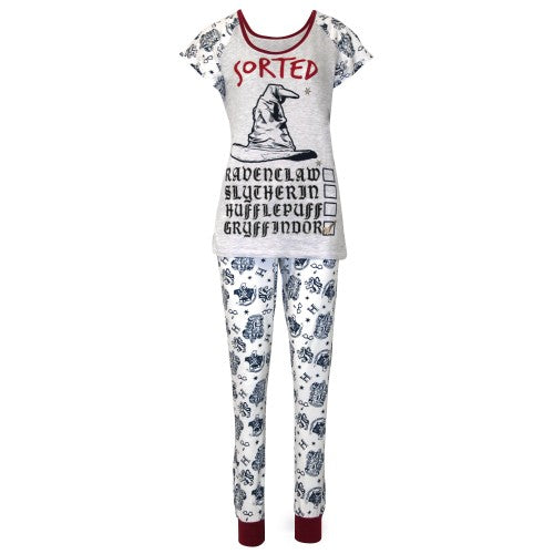 Front - Harry Potter Womens/Ladies Sorting Hat Pyjamas