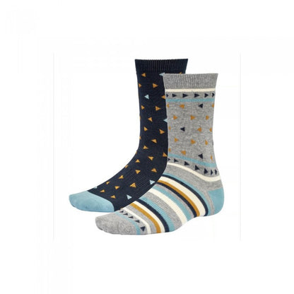 Front - Timberland Mens Crew Socks