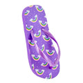 Front - KS Brands Childrens Girls Rainbow Cloud Flip Flops