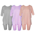 Front - Forever Dreaming Womens/Ladies Oversized Tee Pyjama Set