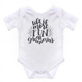 Front - Nursery Time Baby Life Is More Fun Short Sleeve Bodysuit