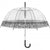 Front - Susino Leopard Print Border Clear Umbrella