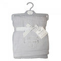 Front - Snuggle Baby Unisex Mummy Love Cellular Embroidered Blanket