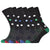 Front - Easytop Mens Polka Dot Fashion Socks (6 Pairs)