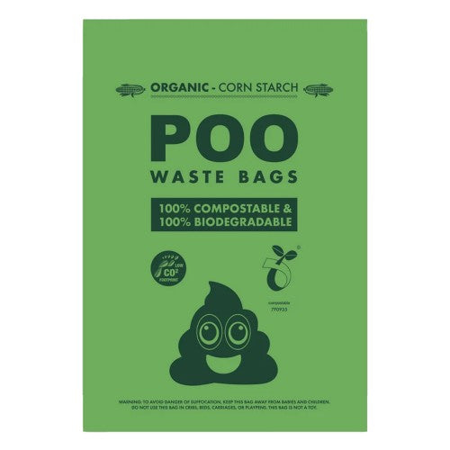 Front - M-Pets Compostable Poo Bag (Pack of 60)