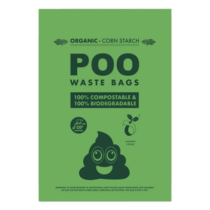 Front - M-Pets Compostable Poo Bag (Pack of 60)