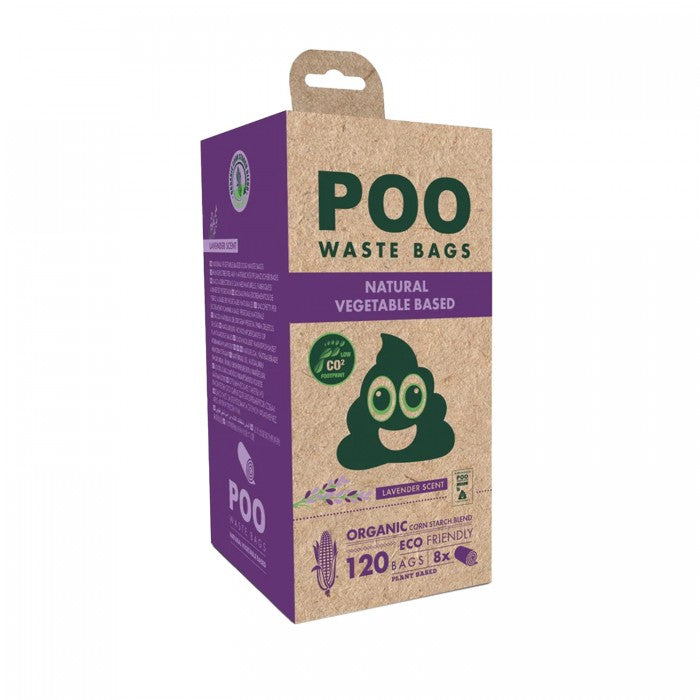 Front - M-Pets Lavender Dog Poop Bags (Pack of 120)