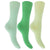 Front - Womens/Ladies Plain Cotton Rich Non Elastic Top Socks (Pack Of 3)