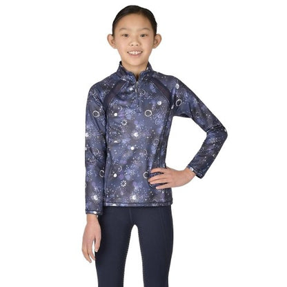 Front - Dublin Girls Meagan Star Long-Sleeved Shirt