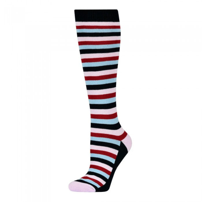 Front - Dublin Unisex Adult Stripe High Riding Socks