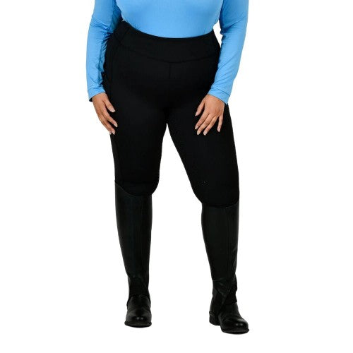 Front - Dublin Womens/Ladies Everyday Plus Horse Riding Tights
