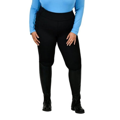Front - Dublin Womens/Ladies Everyday Plus Horse Riding Tights