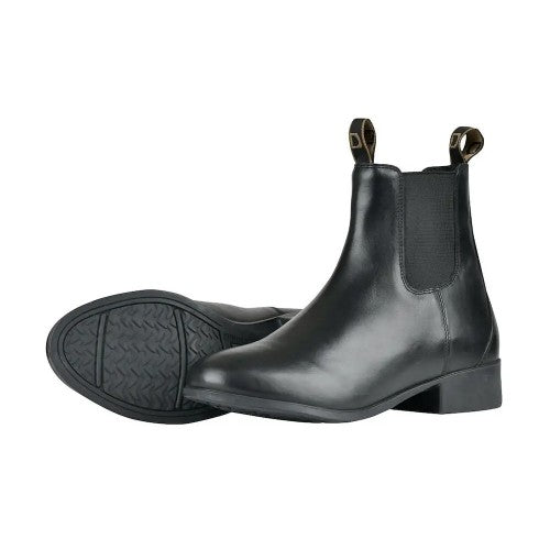 Front - Dublin Childrens/Kids Foundation II Full Grain Leather Jodhpur Boots