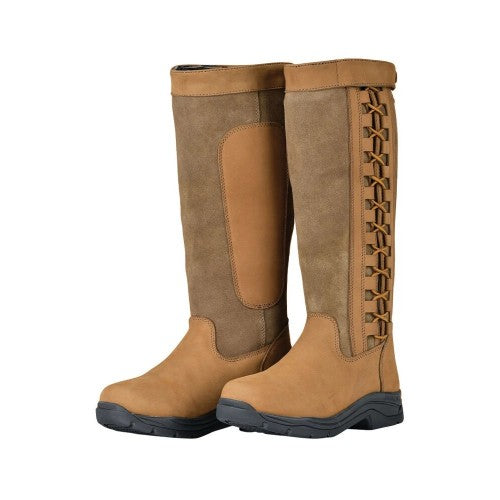 Front - Dublin Unisex Adult Pinnacle lll Leather Jodhpur Boots