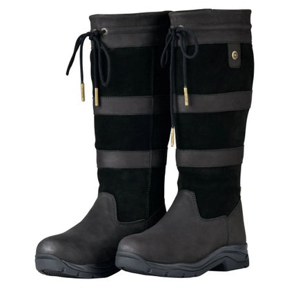 Front - Dublin Unisex Adult River IV Leather Jodhpur Boots