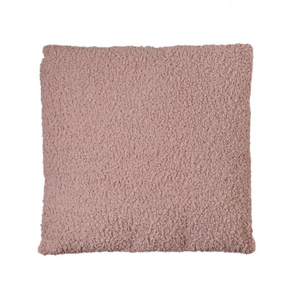 Front - Hestia Pink Teddy Cushion 50cm x 50xm