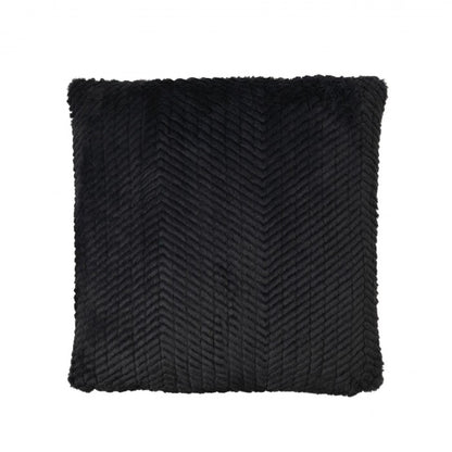Front - Hestia Graphite Grey Cushion 50cm x 50cm