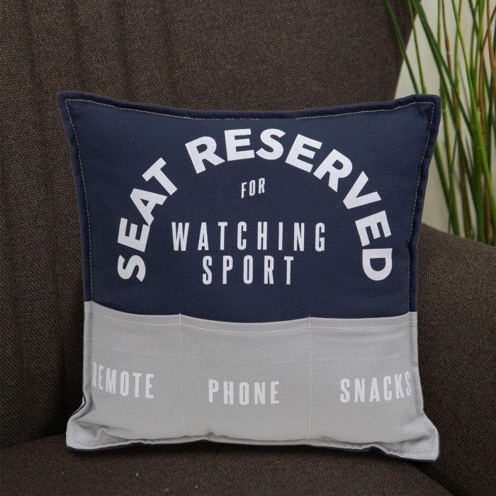 Front - Armchair Supporters Society Pocket Cushion RESERVED 30cm
