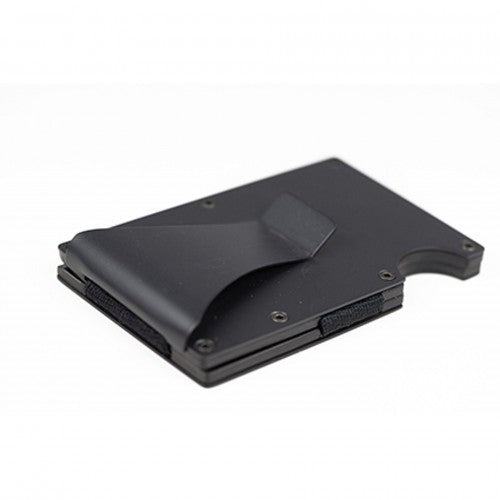 Front - Mad Man Black Stainless Tactical Wallet