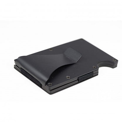 Front - Mad Man Black Stainless Tactical Wallet