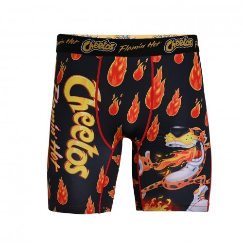Front - Odd Sox Mens Boxers Cheetos Flamin Hot - Medium
