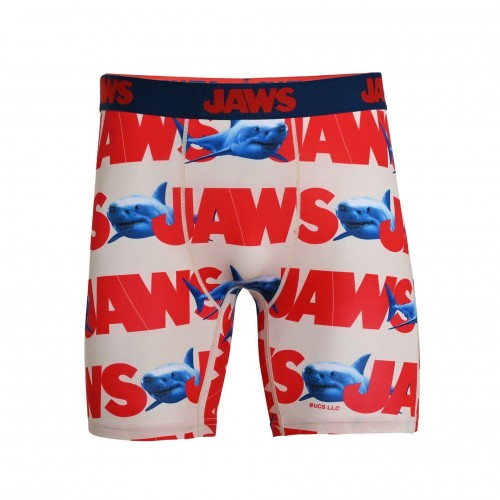 Front - Odd Sox Mens Boxers Jaws - Large