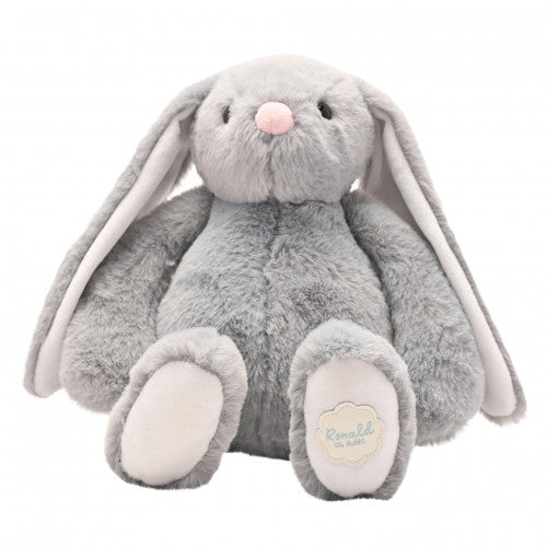 Front - Ronald The Classical Plush Grey Bunny 30 cm