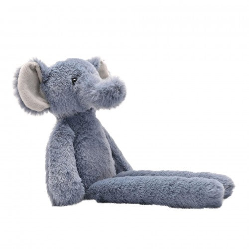Front - George The Plush Long Leg Petrol Elephant 35 cm