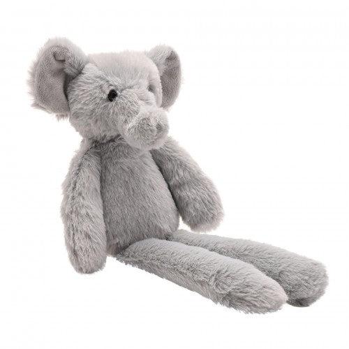 Front - Nelly The Plush Long Leg Grey Elephant 35 cm