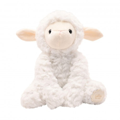 Front - Lottie The Plush Sitting White Lamb 22 cm