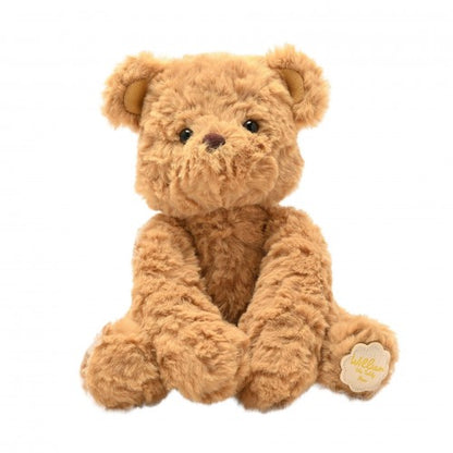 Front - William The Plush Sitting Brown Teddy Bear 22 cm