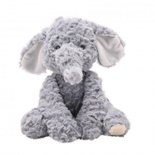 Front - Ethel The Plush Sitting Grey Elephant 22 cm