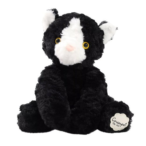Front - Crumpet The Plush Black and White Cat