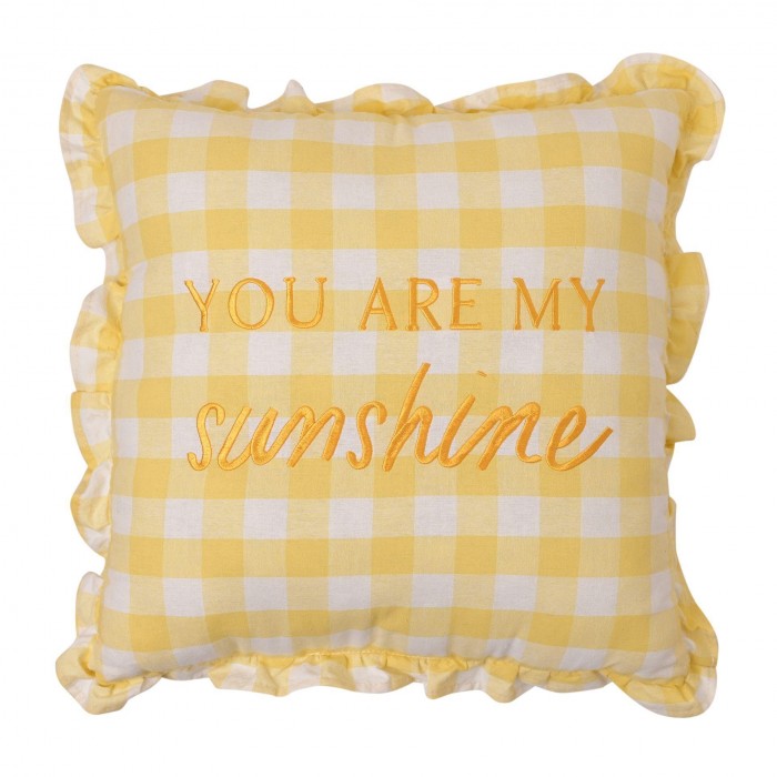 Front - The Cottage Garden Cushion - You Are My Sunshine
