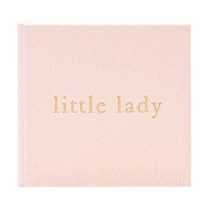 Front - Bambino Linen Photo Album - Little Lady